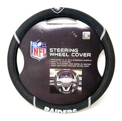 Las Vegas Raiders Embroidered Car Steering Wheel Cover