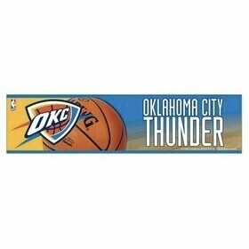 Oklahoma City Thunder 3" x 12" Bumper Sticker