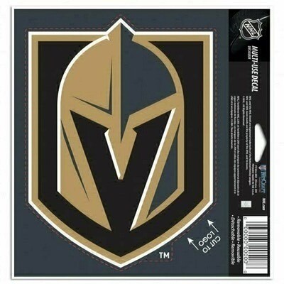 Vegas Golden Knights 4.5" x 5.75" Multi-Use Decal Cut to Logo