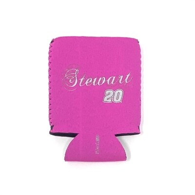 Tony Stewart Pink 12 Ounce Can Cooler Koozie