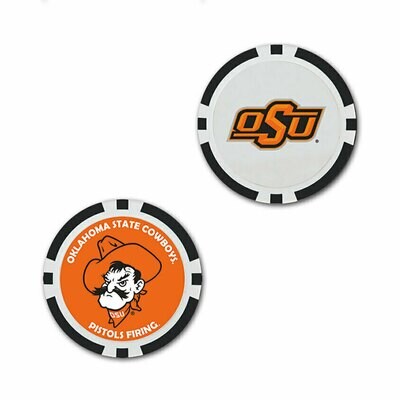 Oklahoma State Cowboys Golf Ball Marker Poker Chip