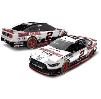 Brad Keselowski #2 Discount Tire 2021 Mustang 1:64 Scale Diecast Car