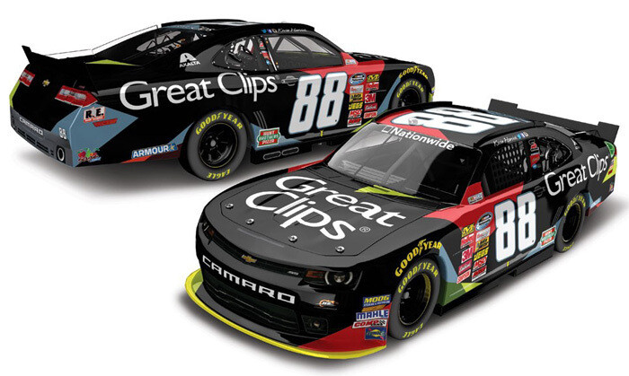 Kevin Harvick #88 Great Clips 2014 Camaro 1:64 Scale Diecast Car