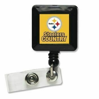 Pittsburgh Steelers Retractable Badge Holder