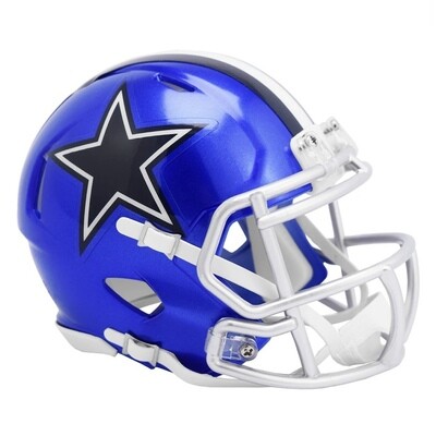 Dallas Cowboys Riddell Flash Alternate Revolution Speed Mini Helmet