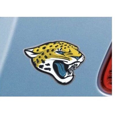 Jacksonville Jaguars 3-D Metal Auto Emblem Jacksonville Jaguars 3-D Metal Auto Emblem