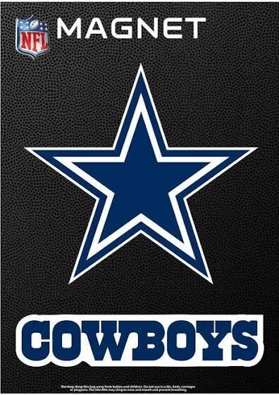 Dallas Cowboys Weathered Design Magnet