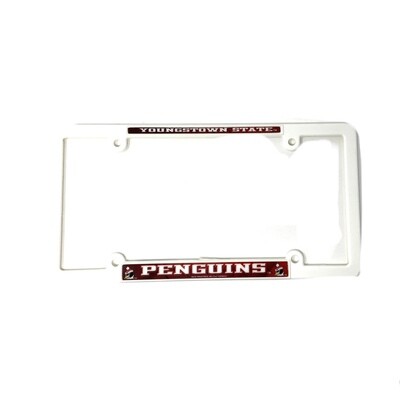 Youngstown State Penguins Plastic License Plate Frame