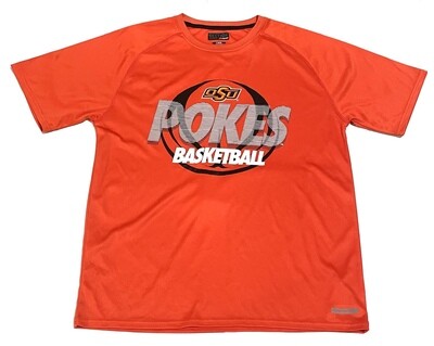 Oklahoma State Cowboys Men’s Orange Basketball T-Shirt