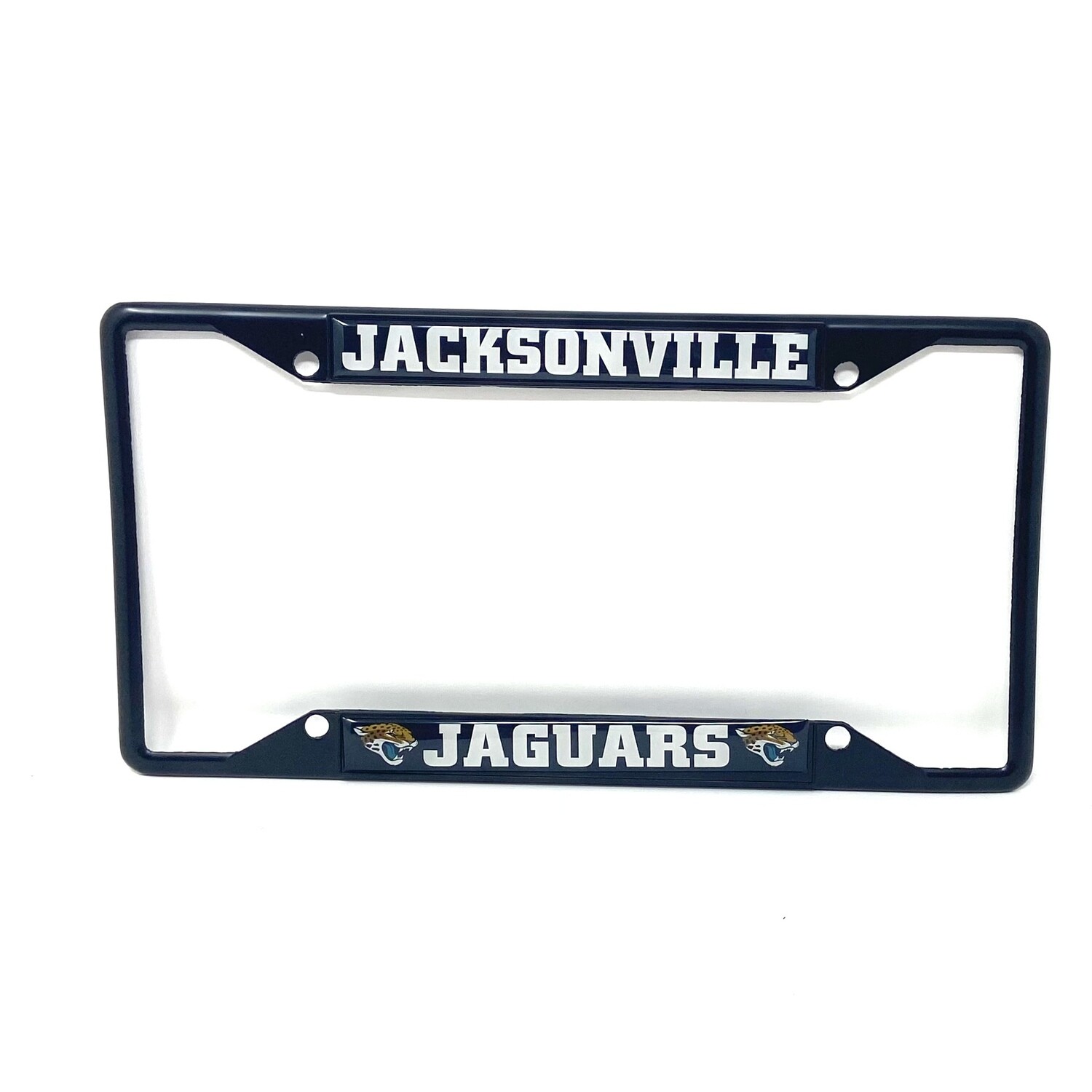 Jacksonville Jaguars Black Metal License Plate Frame