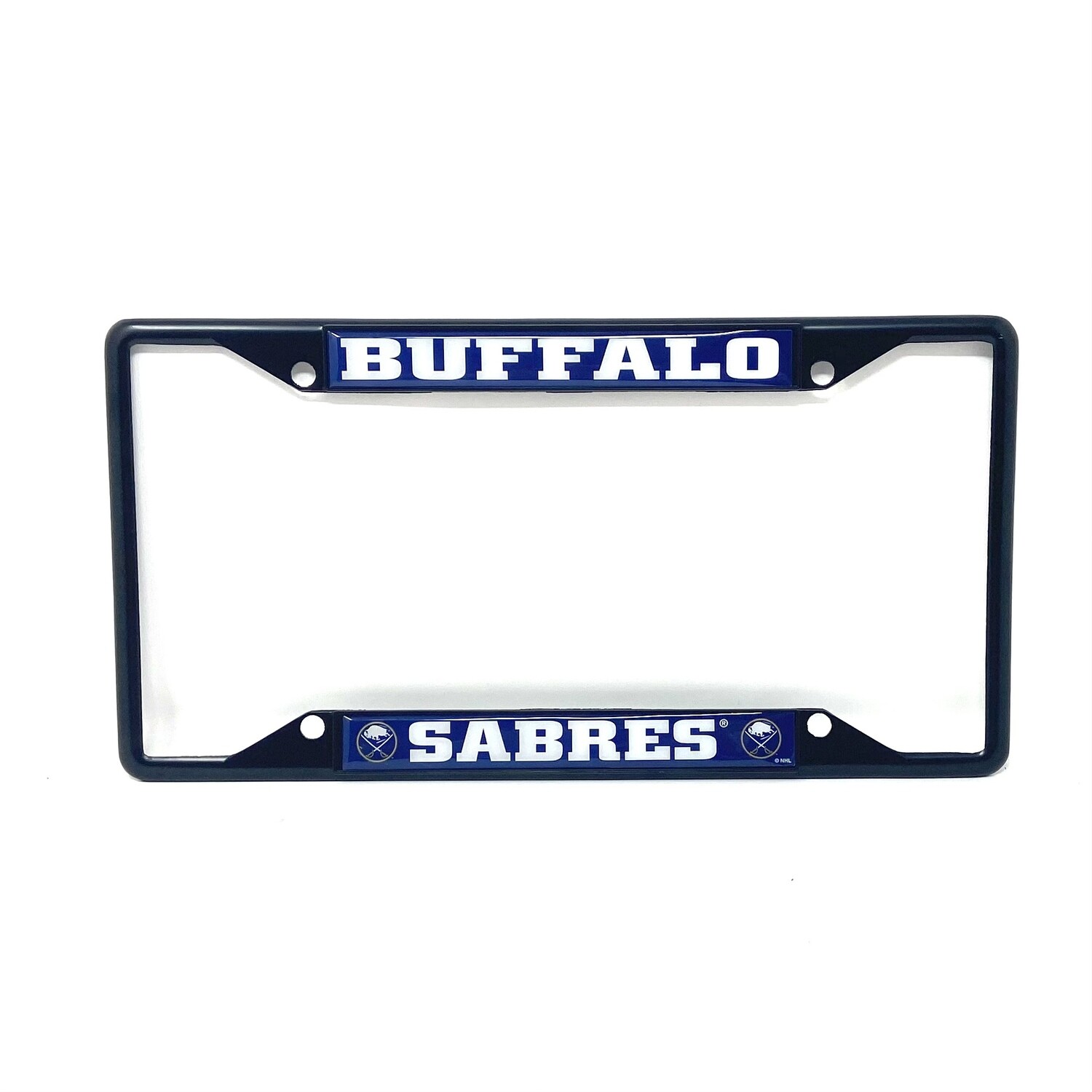 Buffalo Sabres Black Metal License Plate Frame