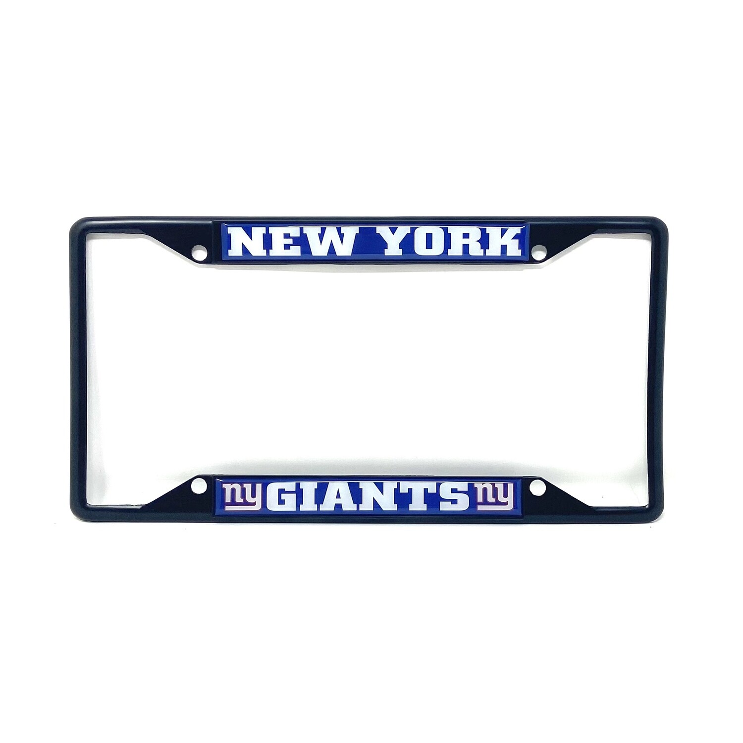 New York Giants Black Metal License Plate Frame