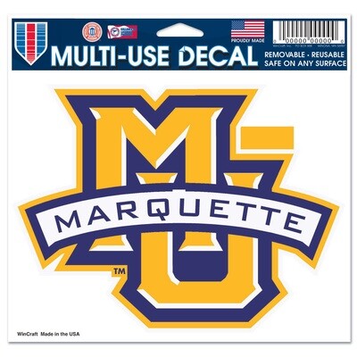 Marquette Golden Eagles 4.5" x 5.75" Multi-Use Decal