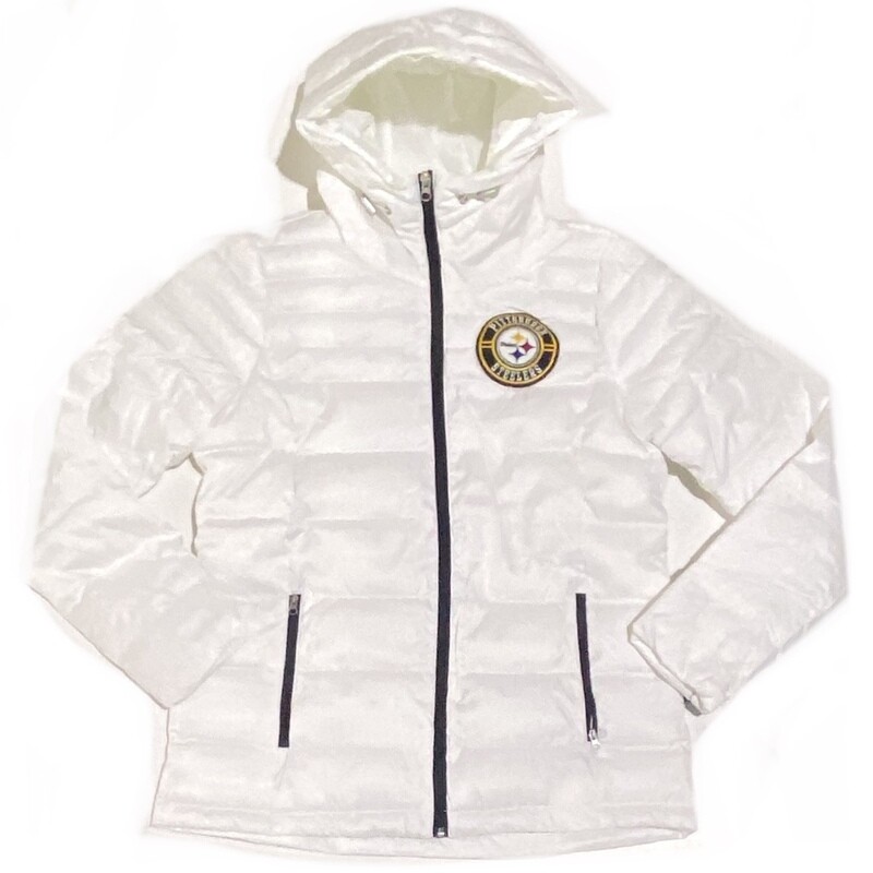 Pittsburgh Steelers Women’s Full Zip Polyfilled Quilted Jacket