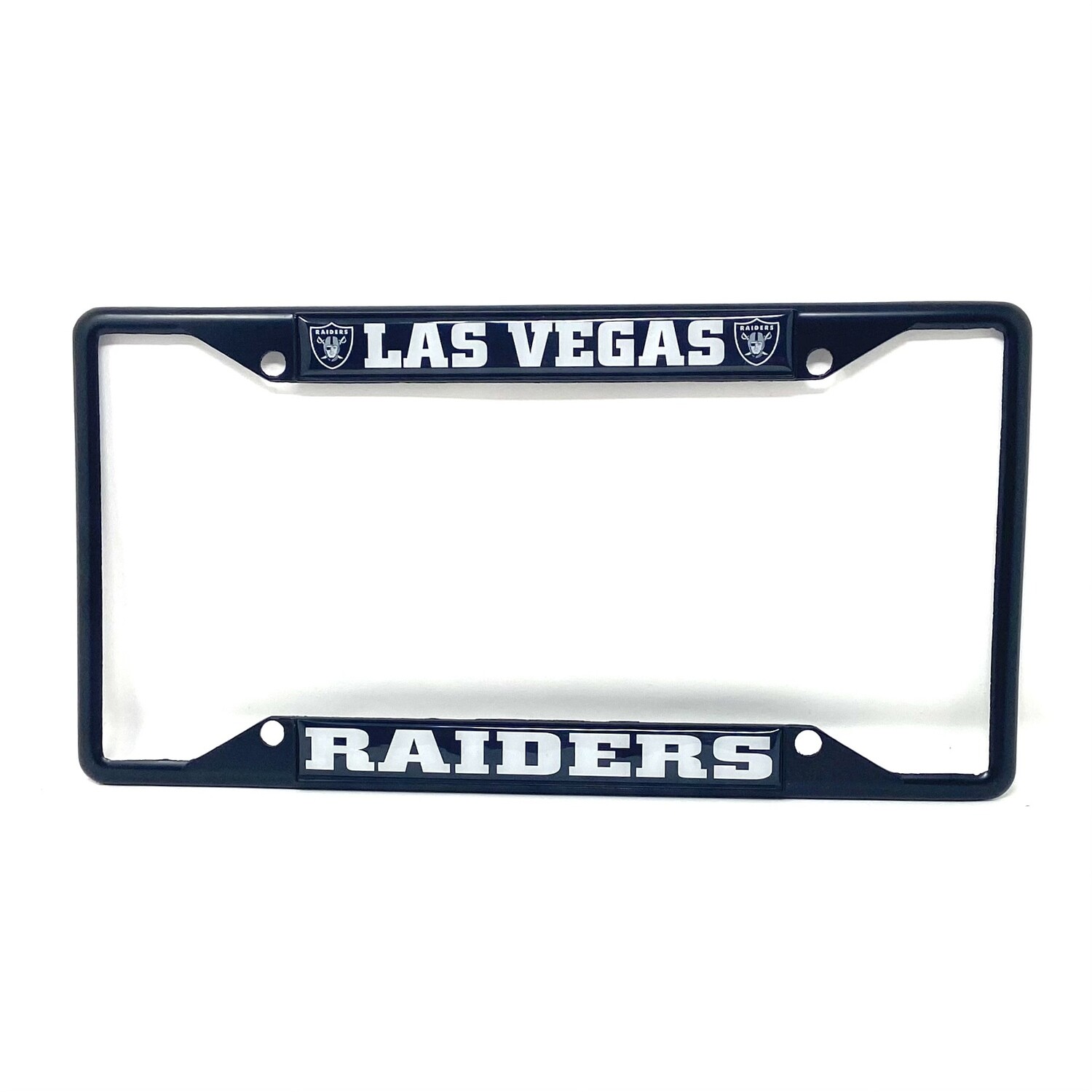 Las Vegas Raiders Black Metal License Plate Frame