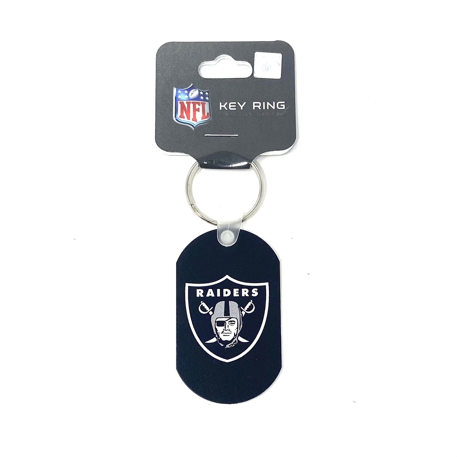 Las Vegas Raiders Black Metal Logo Key Ring