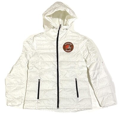 Cleveland Browns Women’s Full Zip Polyfilled Quilted Jacket