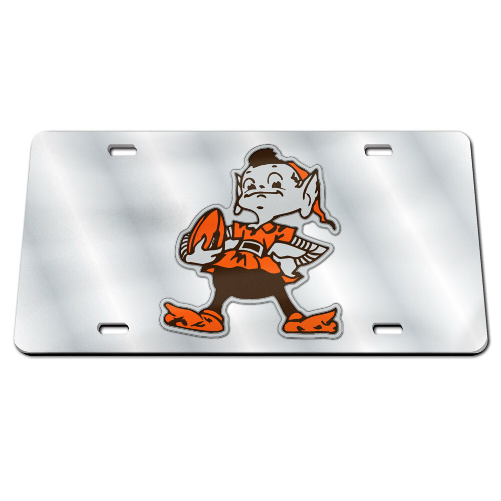 Cleveland Browns Legacy Laser Tag License Plate
