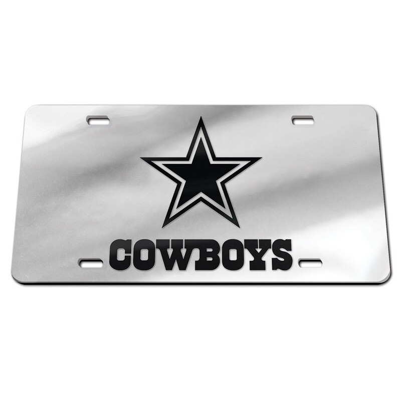 Dallas Cowboys Laser Tag Silver License Plate Dallas Cowboys Laser Tag Silver License Plate