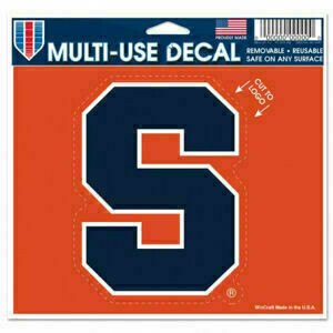 Syracuse Orange 4.5" x 5.75" Multi-Use Decal Cut to Logo