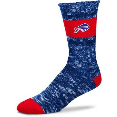 Buffalo Bills Alpine Stripes Crew Socks