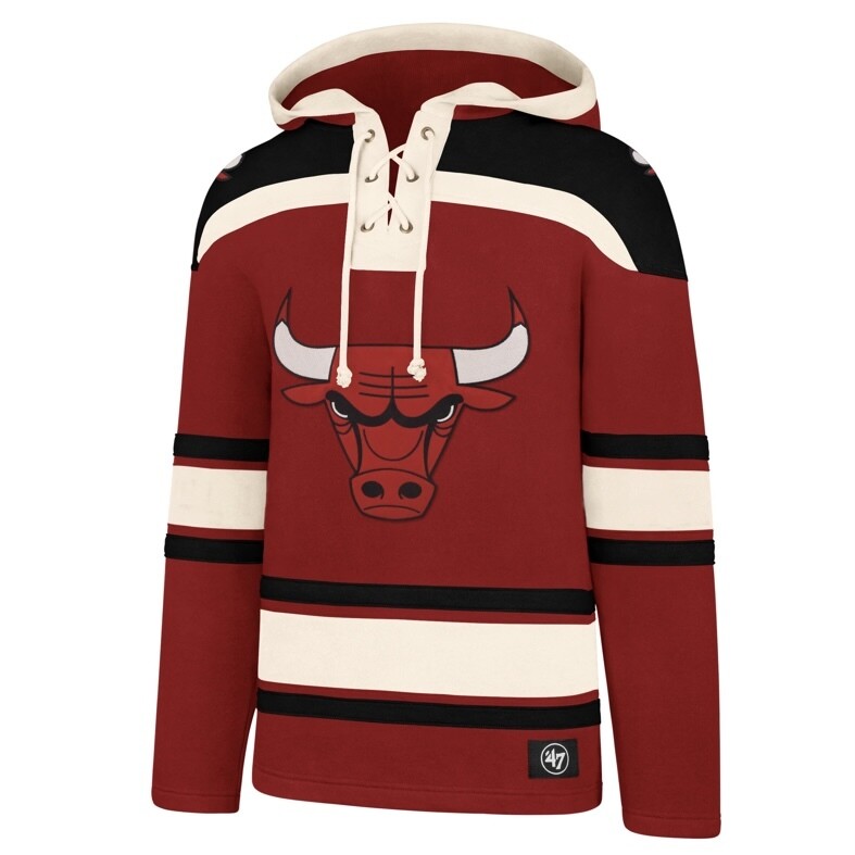 Chicago Bulls Men’s 47 Lacer V-Neck Pullover Hoodie