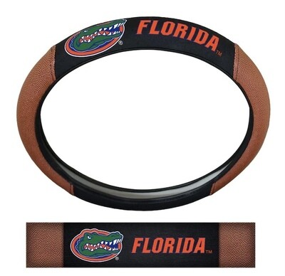Florida Gators Premium Embroidered Pigskin Style Car Steering Wheel Cover