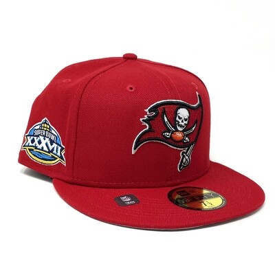 Tampa Bay Buccaneers Men’s New Era NFL Super Bowl XXXVII Patch 59Fifty Fitted Hat