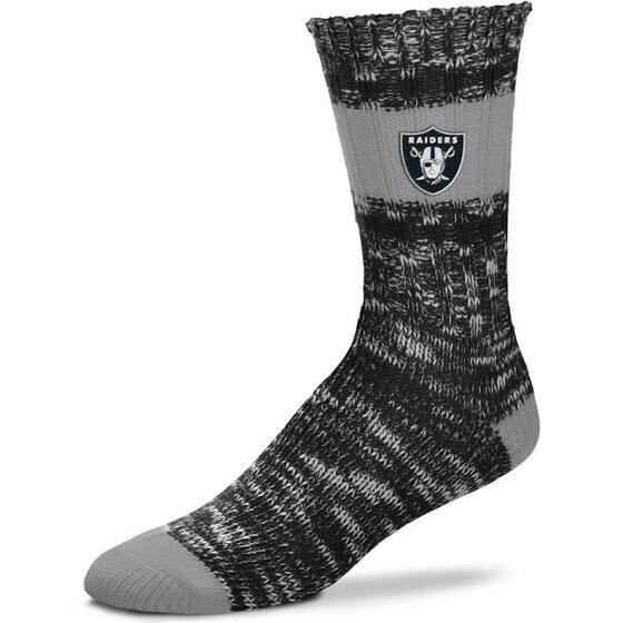 Las Vegas Raiders Alpine Stripes Crew Socks