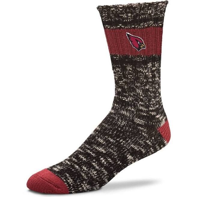 Arizona Cardinals Alpine Stripes Crew Socks