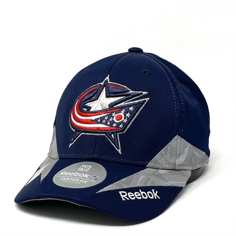 Columbus Blue Jackets Men's Reebok Center Ice Stretch Flex Fit Hat