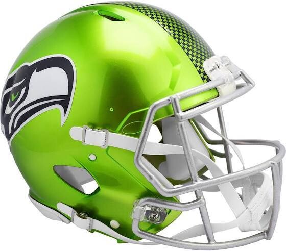 Seattle Seahawks Riddell Flash Authentic Full Size Speed Football Helmet