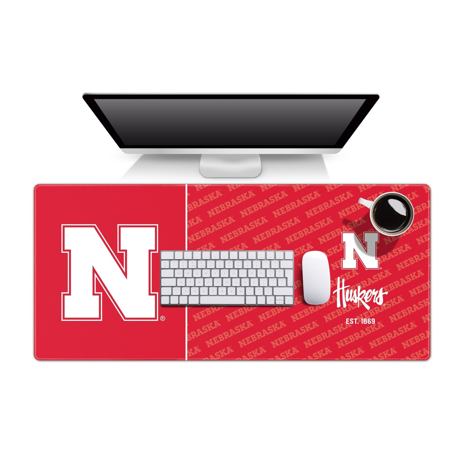 Nebraska Cornhuskers Logo Deskpad