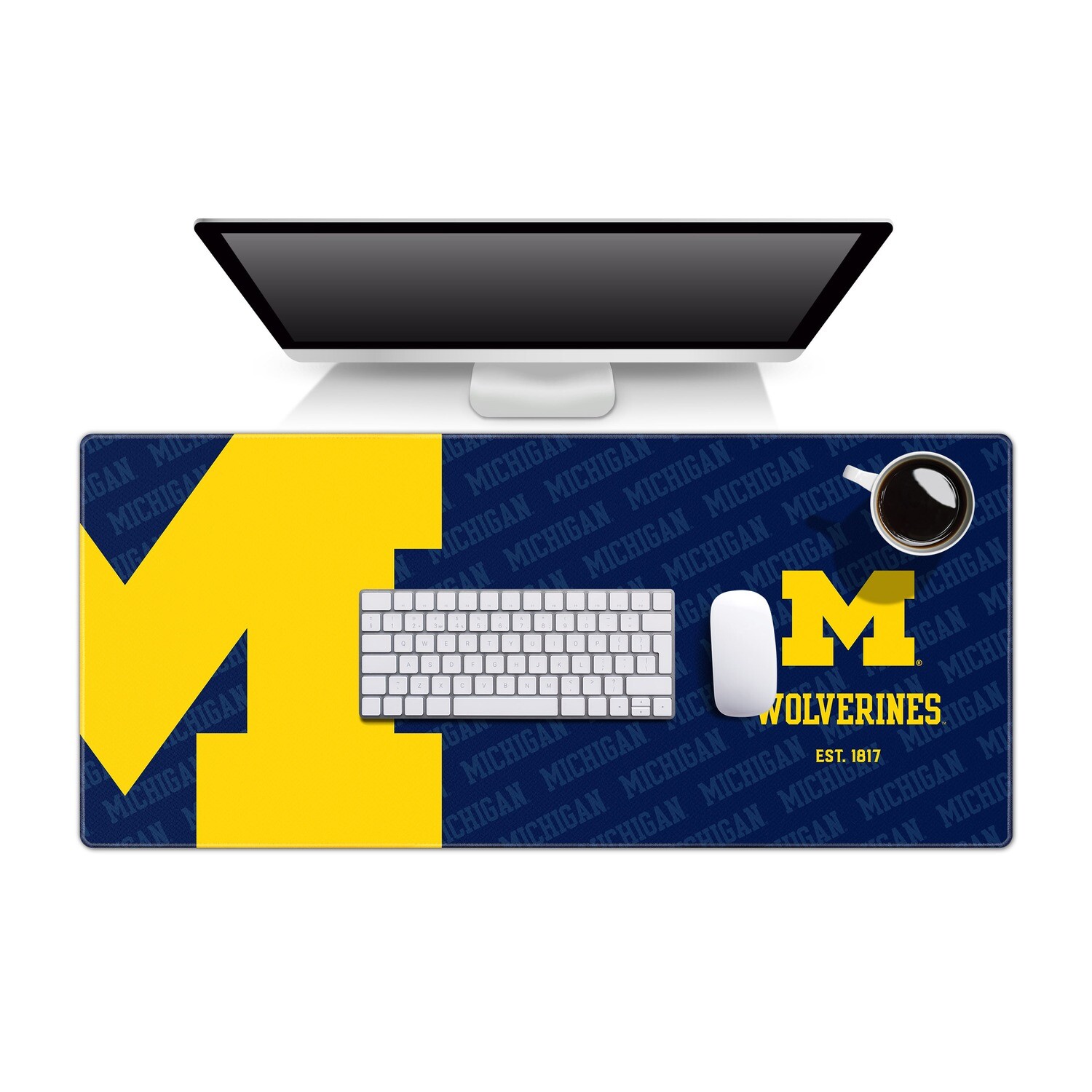 Michigan Wolverines Logo Deskpad