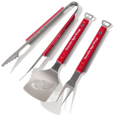 Detroit Red Wings Spirit Series 3-Piece BBQ Set Detroit Red Wings Spirit Series 3-Piece BBQ Set