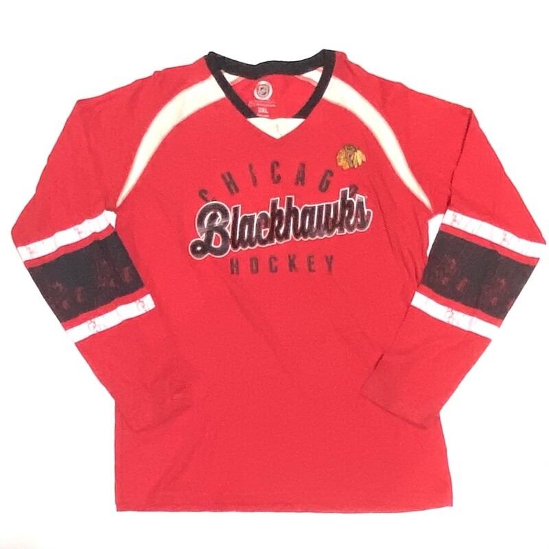 Chicago Blackhawks Men's G-III Red Long Sleeve Shirt