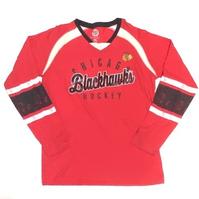 Chicago Blackhawks Men's G-III Red Long Sleeve Shirt