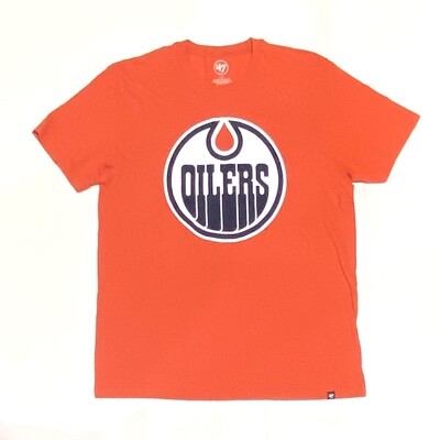 Edmonton Oilers Men’s 47 Brand Orange Club T-Shirt