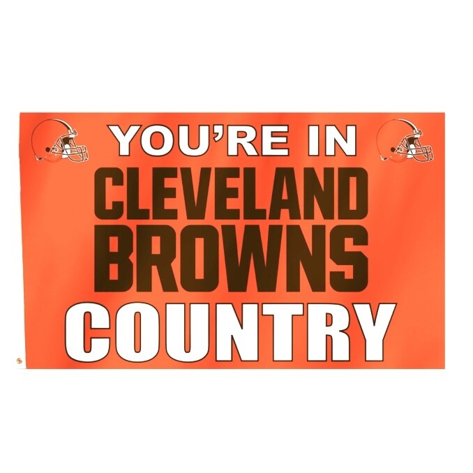 Cleveland Browns Country 3' x 5' Premium Flag