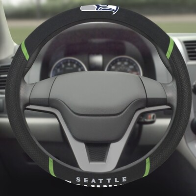 Seattle Seahawks Embroidered Car Steering Wheel Cover