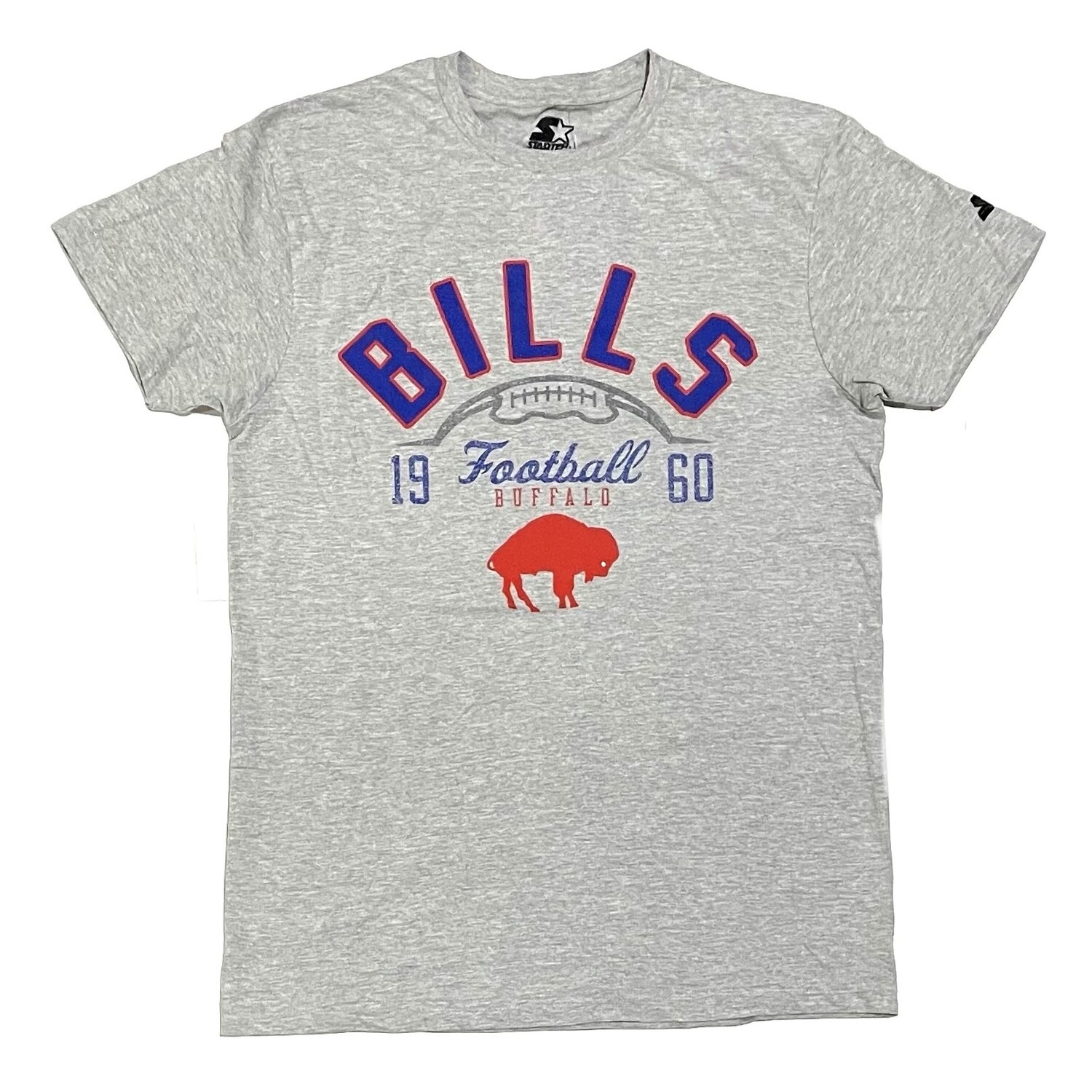 Buffalo Bills Retro Men’s Grey Starter Legacy T-Shirt