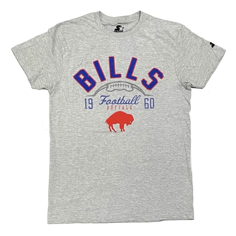 Buffalo Bills Retro Men’s Grey Starter Legacy T-Shirt