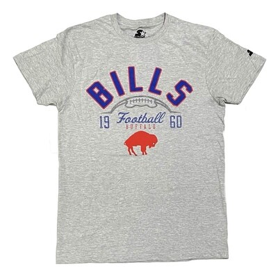 Buffalo Bills Retro Men’s Grey Starter Legacy T-Shirt