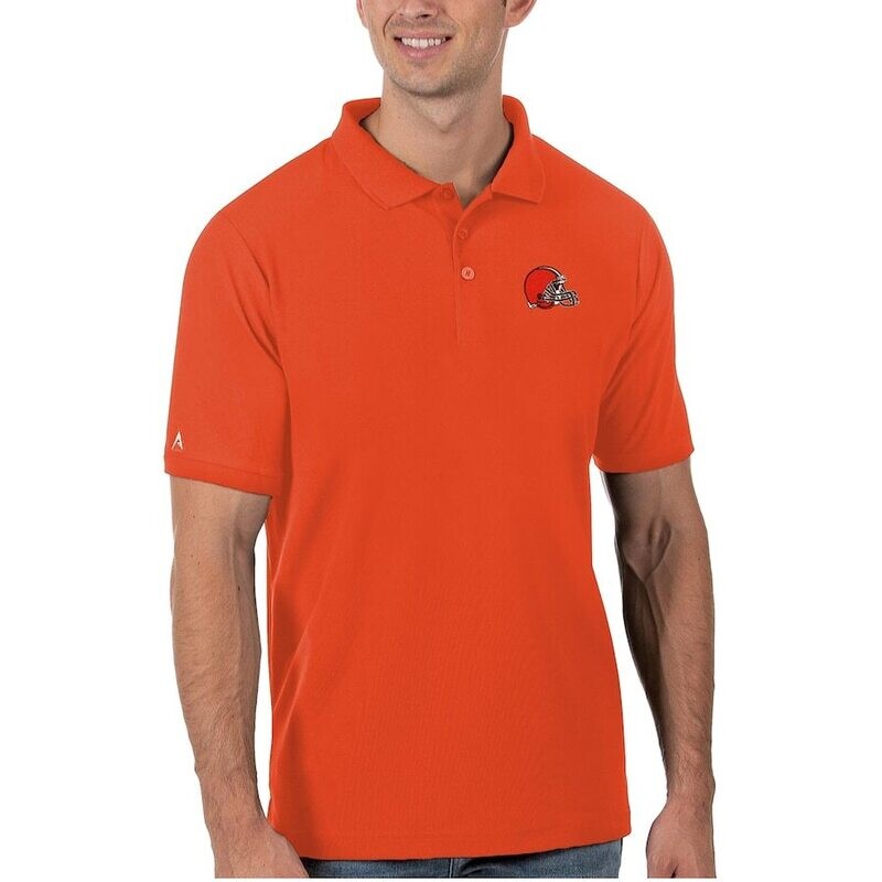 Cleveland Browns Men’s Antigua Orange Legacy Pique Polo