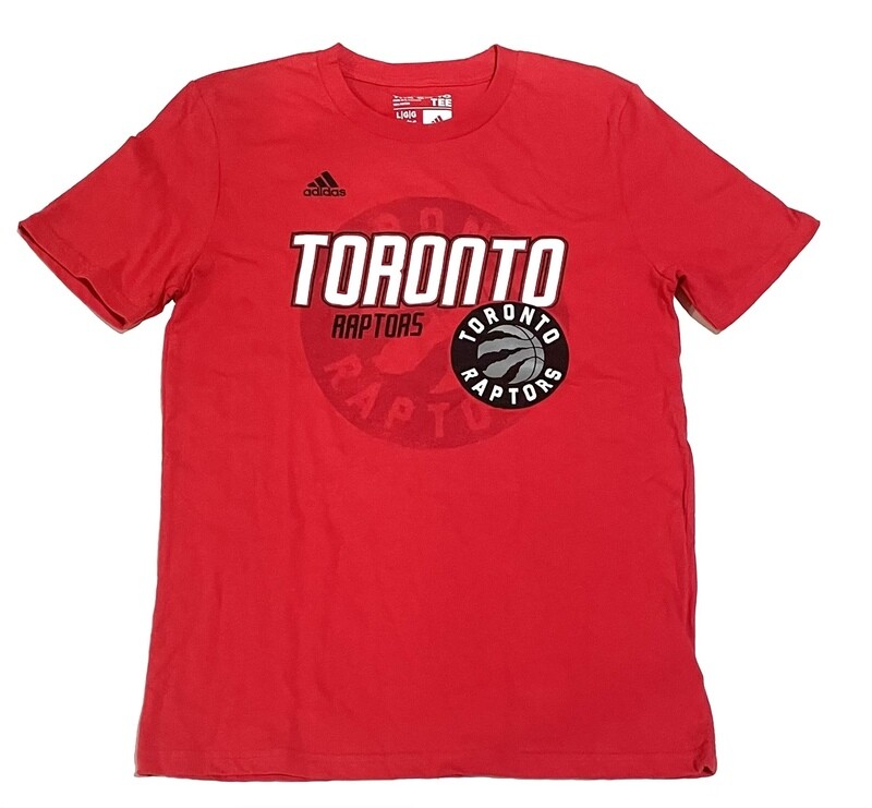 Toronto Raptors Youth Adidas Red NBA T-Shirt