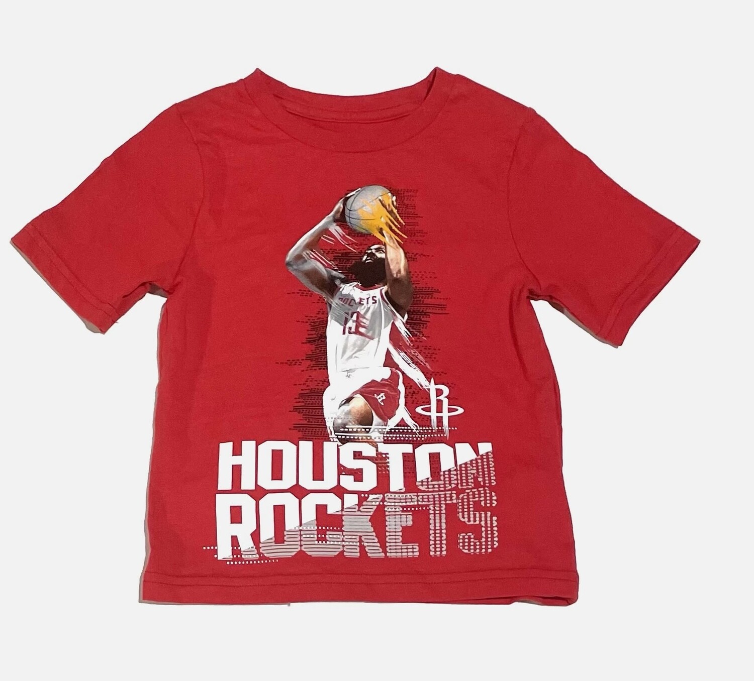 Houston Rockets James Harden Youth Red NBA T-Shirt