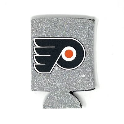 Philadelphia Flyers Glitter 12 Ounce Can Cooler Koozie