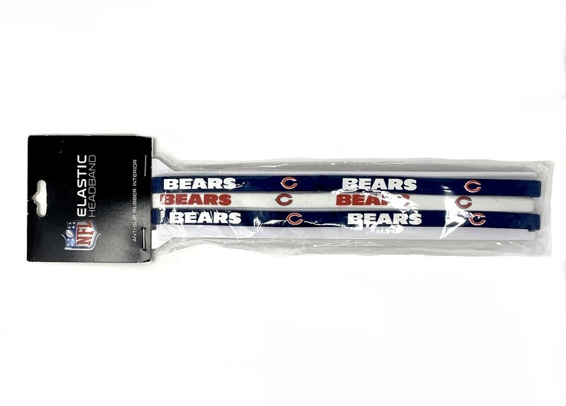 Chicago Bears 3 Pack Elastic Headband