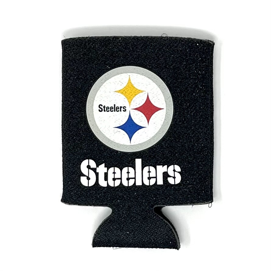 Pittsburgh Steelers Glitter 12 Ounce Can Cooler Koozie