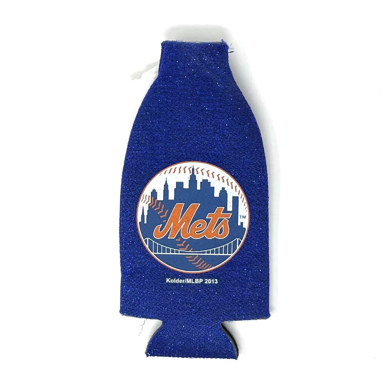 New York Mets Glitter 12 Ounce Bottle Cooler